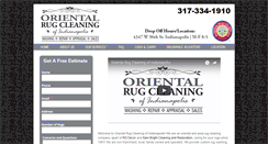 Desktop Screenshot of orientalrugcleaningindianapolis.com